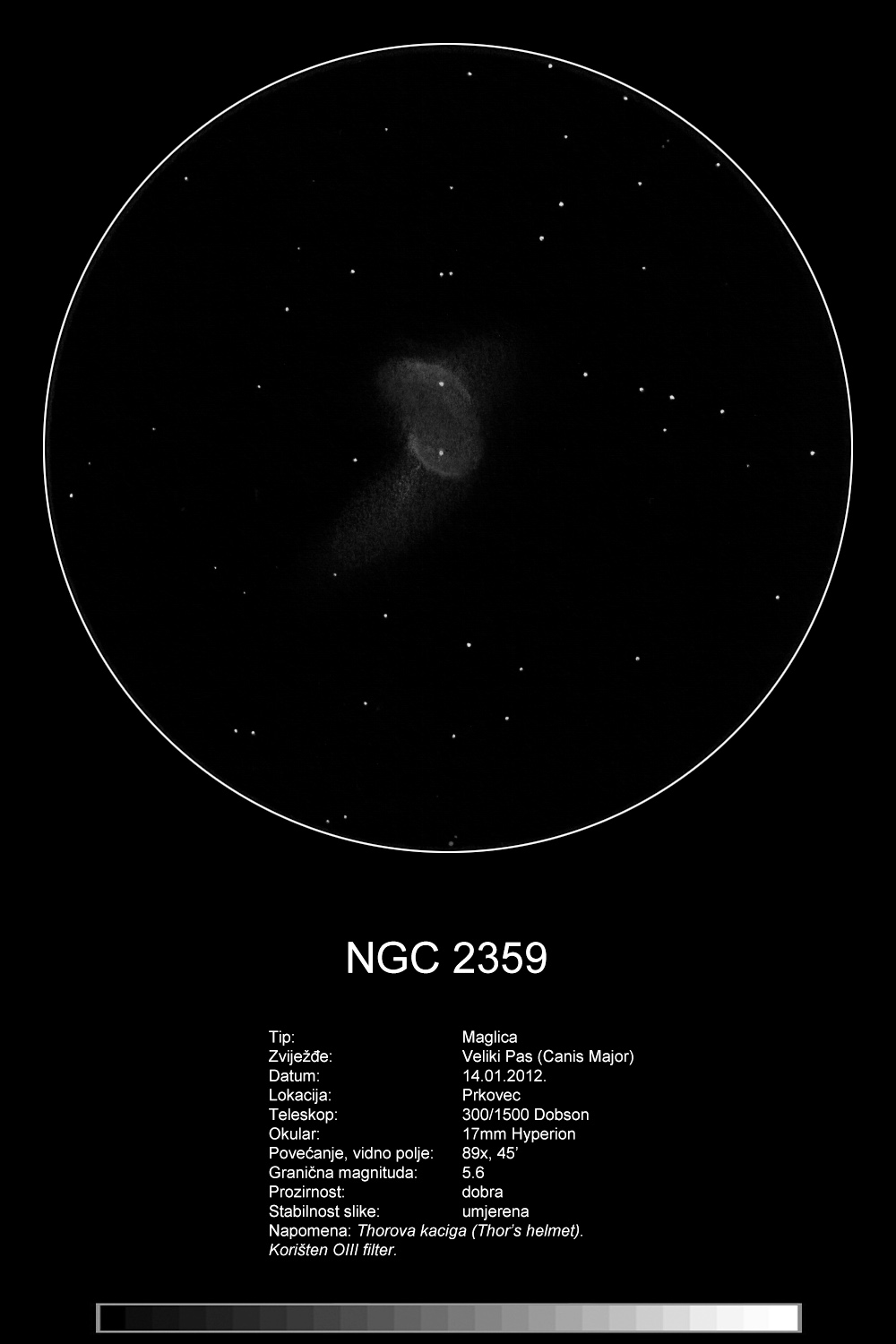 NGC 2359, Thorova kaciga