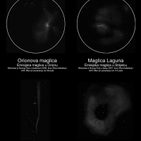Messier 42, Messier 8, Veil i Rozeta
